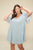 Plus Size Spring Floral Printed Lovely Swing Dress