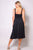 Sleeveless Twist Front A Line Midi Dress