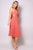 Sleeveless Back Cutout Linen Midi Dress