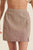 Banded Front Waist Pinstripe Mini Skirt