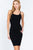 Round Neck Cami Rib Sweater Dress