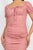 Side Shirring Ditsy Floral Dress