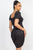 Side Shirring Ditsy Floral Dress