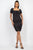 Side Shirring Ditsy Floral Dress