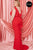 Ruffle Drapped Tail Plus Size Maxi Dress
