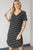 Adorable Striped Mini Dress