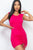 Sleeveless Shoulder Pad Drawstring Ruched Mini Dress