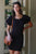 Knit Short Balloon Sleeve Bodycon Mini Dress