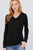 Long Slv V-neck Thermal Top