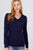 Long Slv V-neck Thermal Top