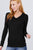 Long Slv V-neck Thermal Top
