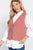 V-neck Cable Sweater Vest Cardigan