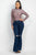 Embroidered Mock Neck Keyhole Bodysuit