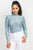 Embroidered Mock Neck Keyhole Bodysuit