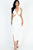 Cut-out Halter Neck Double Back Tie Split Thigh Midi Dress