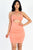 One Shoulder Cut-out Front Ruched Bodycon Mini Dress