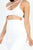 One Shoulder Cut-out Front Ruched Bodycon Mini Dress