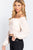 Off Shoulder Smocking Woven Top