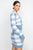 Plaid Button-front Cropped Sweater Cardigan