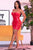 Mini Spaghetti Strap Latex Dress With A Hint Of Mesh