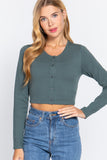 Long Slv Round Neck Viscose Sweater