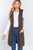 Sleeveless Long Sweater Vest