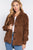 Long Slv Flap Pocket Oversize Jacket