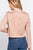 Long Slv Biker Faux Suede Short Jacket