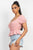 Puff Sleeve Eyelet Peplum Top