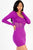 Square neck mesh corset mini dress