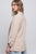Woven Solid 3/4 Sleeve Blazer