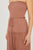 Woven Solid Sleeveless Smocked Ruffle Jumpsuit