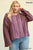 Novelty Knit And Solid Knit Mixed Loose Top