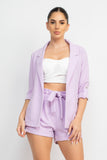 Roll-up Quarter Sleeve Jacket