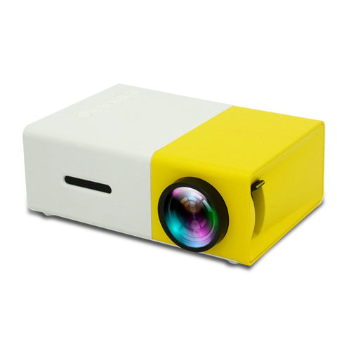 YG300 Mini LCD LED Projector 400-600LM 1080P Video Home Projector