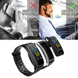 Y3 Plus Smart Bracelet Color Screen Bluetooth Watch Band Heart Rate Sleep Monitor Fitness Tracker Sports Wristband silver grey