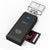 USB 3.0 Multi-function SD Memory Card Reader for SDHC SDXC MMC black